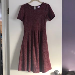 Pink/Gray Lularoe Amelia Dress